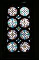 De Boschwegse kerk Onze Lieve Vrouw van de Heilige Rozenkrans. Glas in lood ramen in de doopkapel. Voor meer details klik hier.