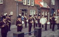 Serenade van de Harmonie Sint Cecilia voor Ausems in de Pompstraat. Voor meer details klik hier.