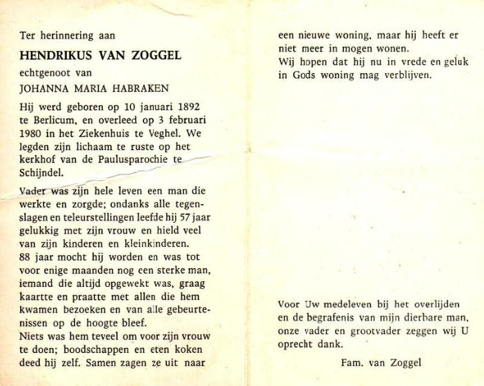 Bestand:Hendrikus van Zoggel (1892 - 1980).jpg