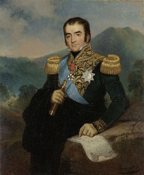 Bestand:07 Posthumous Portrait of Herman Willem Daendels, Governor-General of the Dutch East Indies - Rd Saleh.jpg