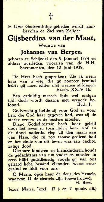 Gijsberdien van der Maat (1874-1939).