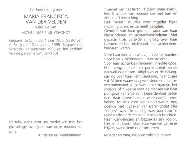 Bestand:Maria Francisca van der Velden (1906 - 1995).jpg