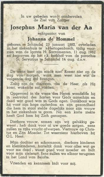 Bestand:Josephus Maria van der Aa (1882 - 1962).jpg