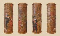 Kaarsen van Bolsius met reliëf. Voor meer details klik [/ hier.]