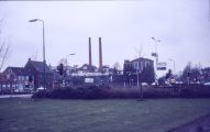 De fabriek van Jansen de Wit gezien vanuit Plein 1944. Voor meer details klik hier.
