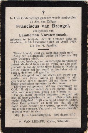 Francis van Breugel (1882-1935).