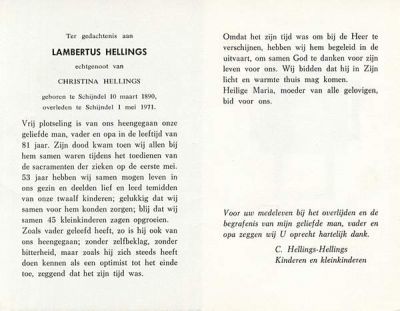 Lambertus Hellings (1890-1971).