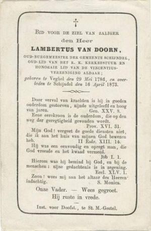 Lambertus van Doorn (1786-1873).