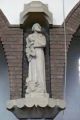 De Boschwegse kerk Onze Lieve Vrouw van de Heilige Rozenkrans. Beeld van de Heilige Lucas. Voor meer details klik hier.