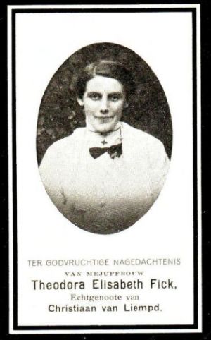 Theodora Elisabeth Fick (1885-1917).