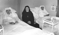 Interieurfoto van de ziekenzaal voor de zusters.