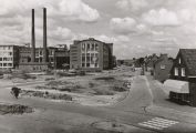 De aanleg van Plein 1944 gezien vanaf de Wijbosscheweg richting de fabriek van Jansen de Wit. Voor meer details klik hier.